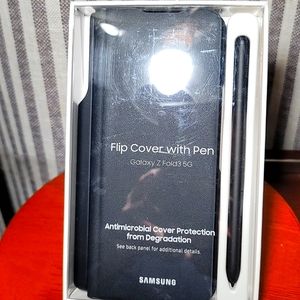 Samsung galaxy Z fold 3 flip cover with pen